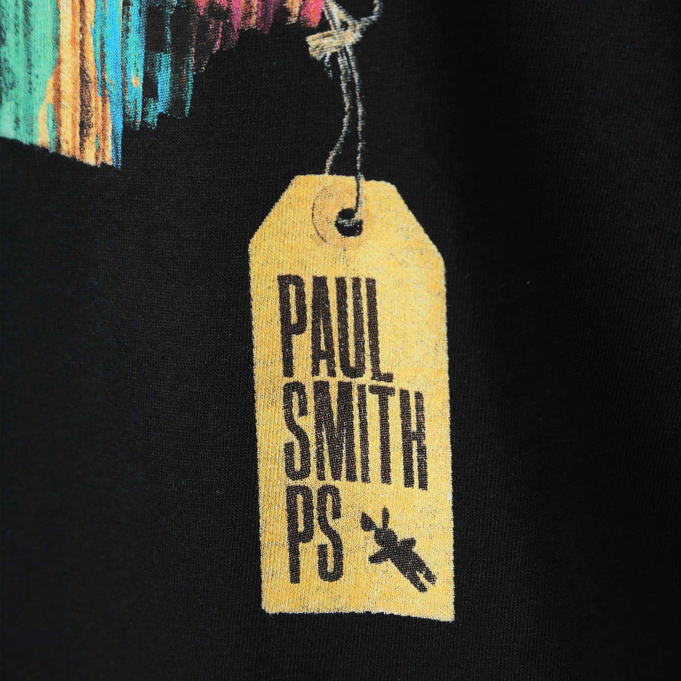 Paul Smith Wooden Skull T Shirt in Black Logo