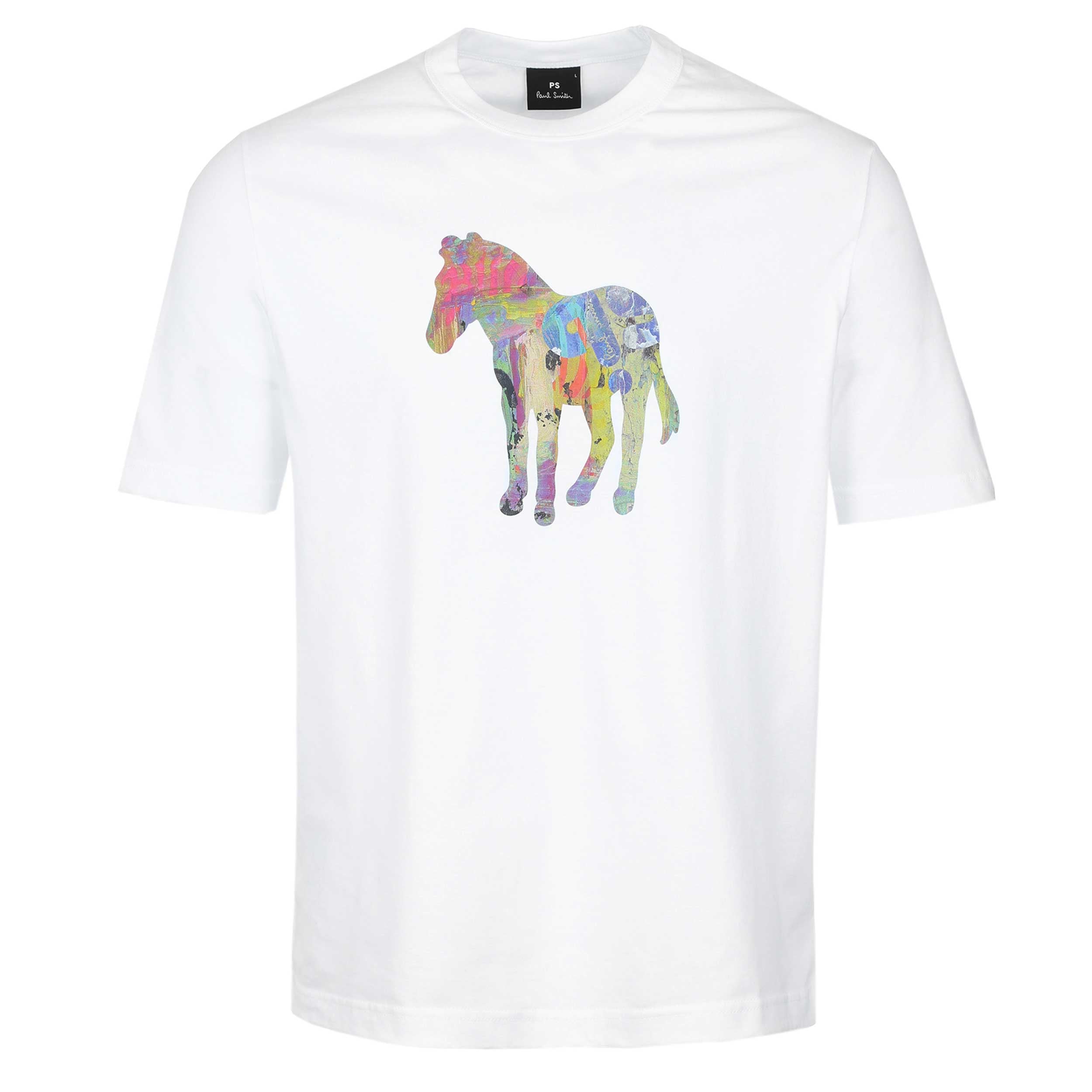 Paul Smith Zebra Craft T-Shirt in White