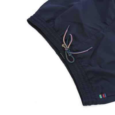 Paul Smith PS Zebra Swim Short in Navy Drawstring