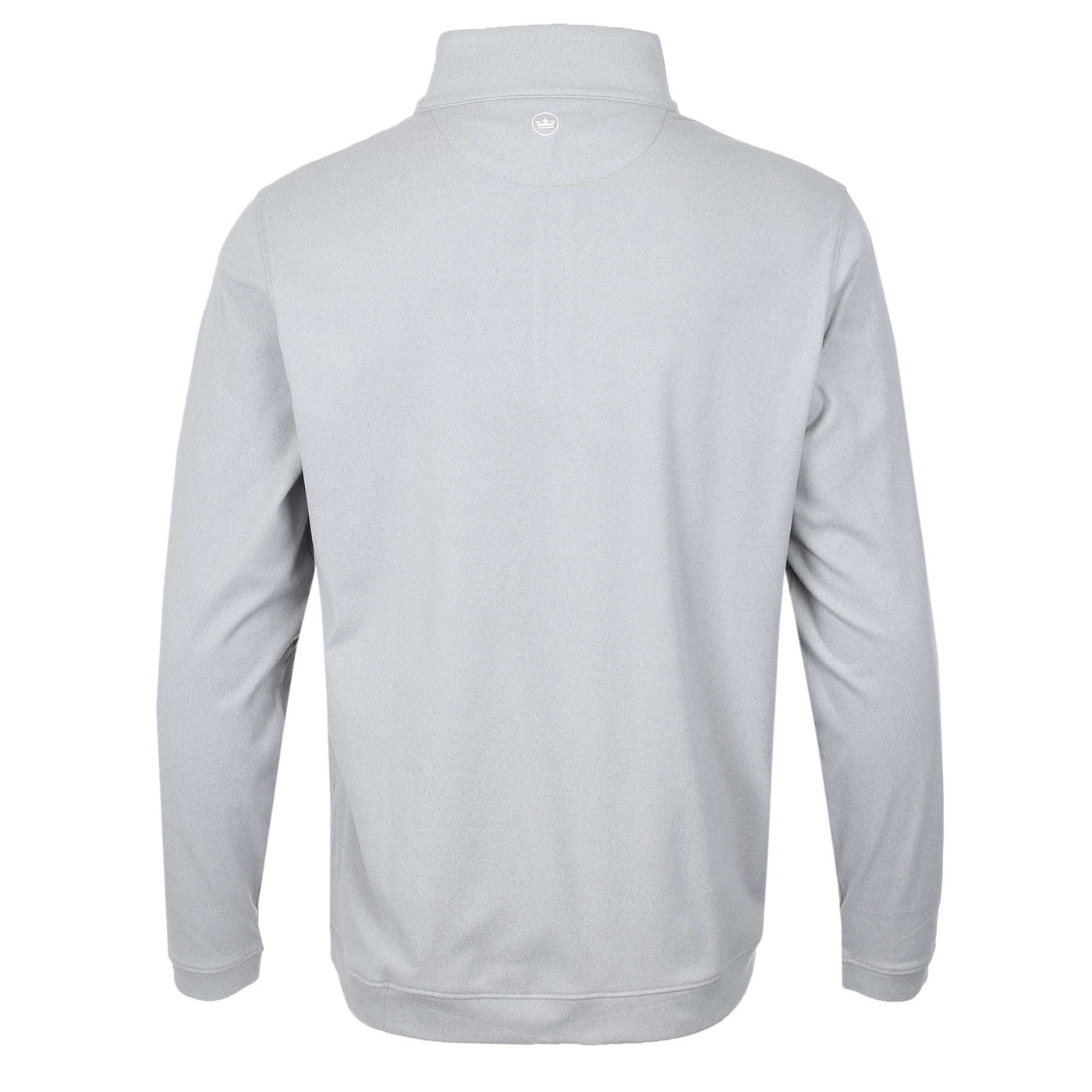 Peter Millar Performance 1/4 Zip Sweatshirt in Gale Grey Back