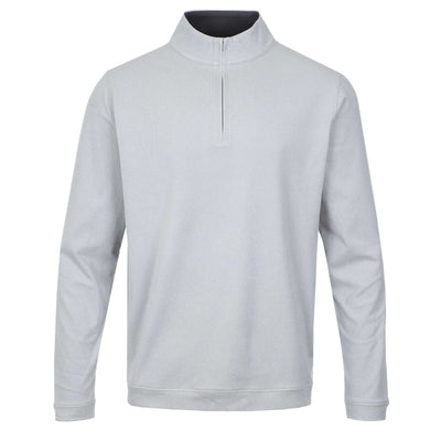 Peter Millar Performance 1/4 Zip Sweatshirt in Gale Grey
