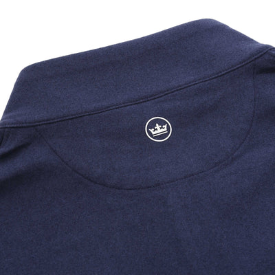 Peter Millar Performance 1/4 Zip Sweatshirt in Navy Logo