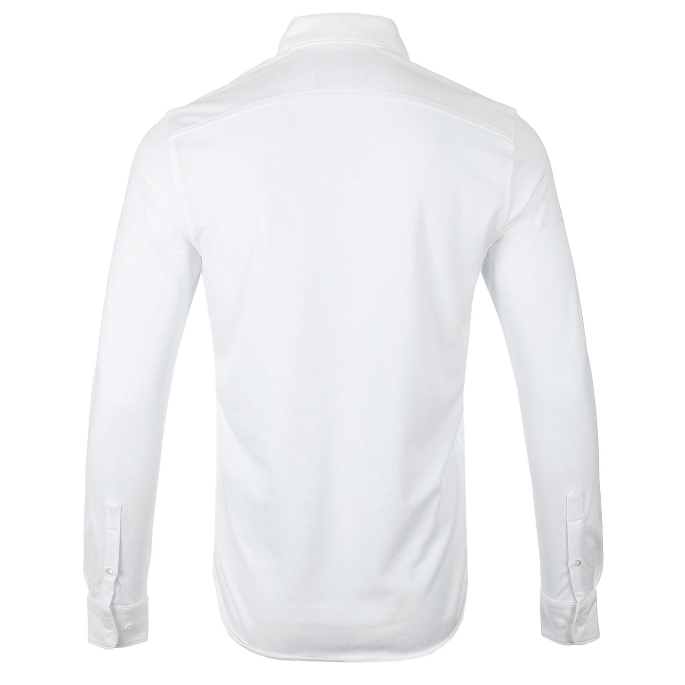 Psycho Bunny Astor Long Sleeve Sport Shirt in White Back