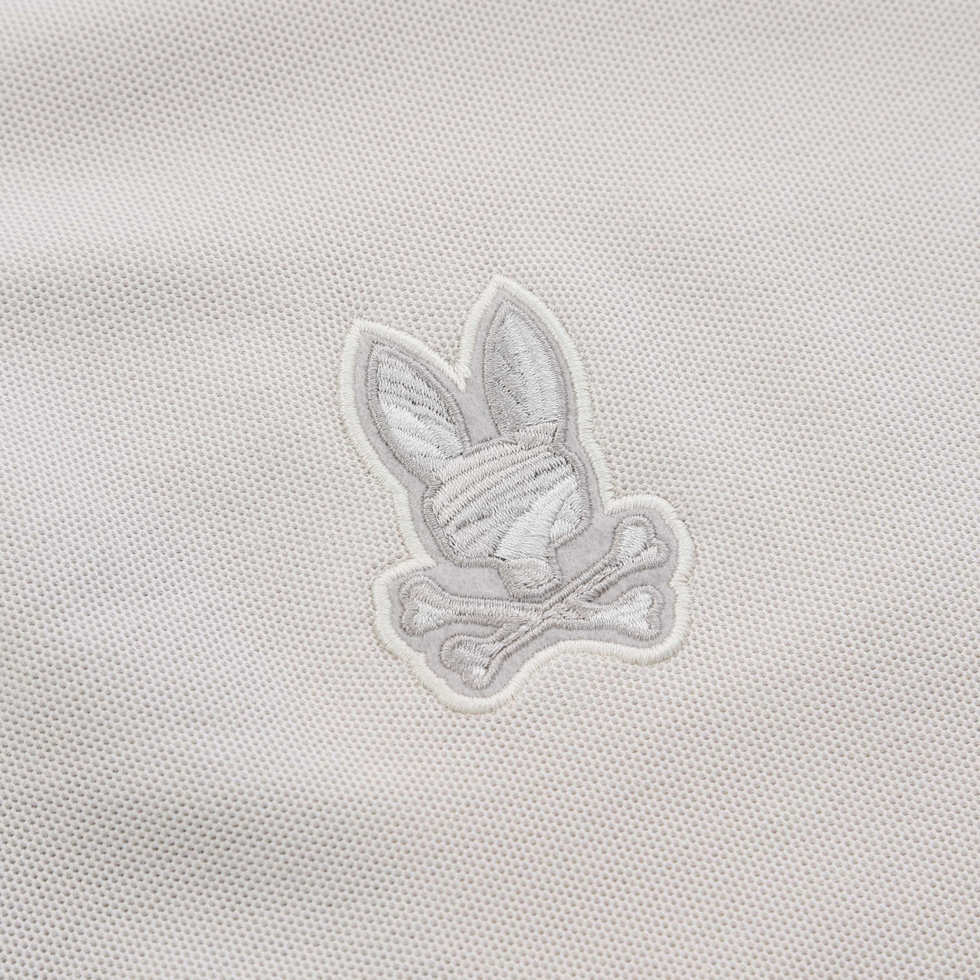 Psycho Bunny Baxter Polo Shirt in Natural Linen Logo