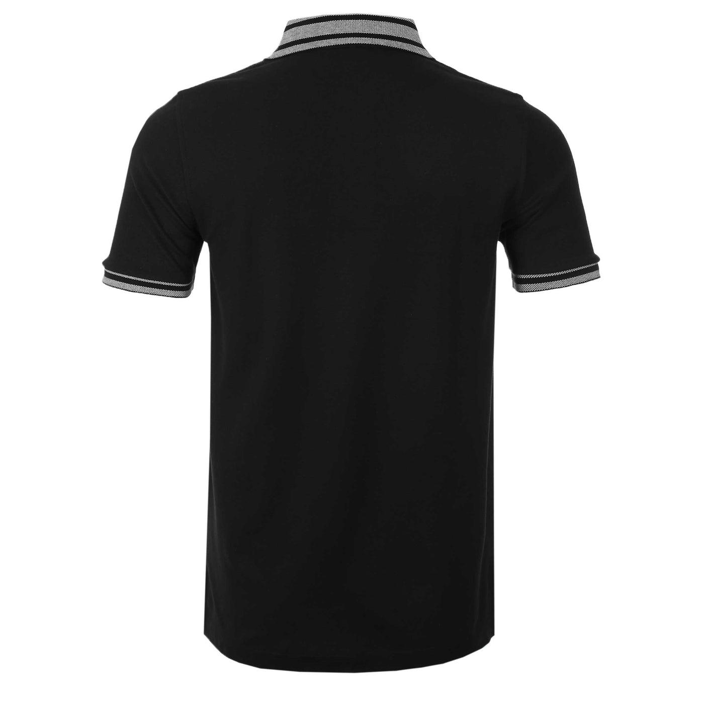 Psycho Bunny Chester Pique Polo Shirt in Black Back