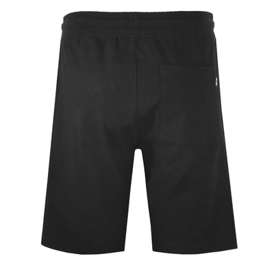 Psycho Bunny Stanford Light Pique Sweat Short in Black Back