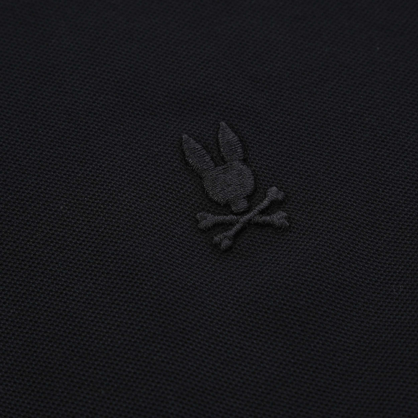 Psycho Bunny Stanford Pique T-Shirt in Black Logo