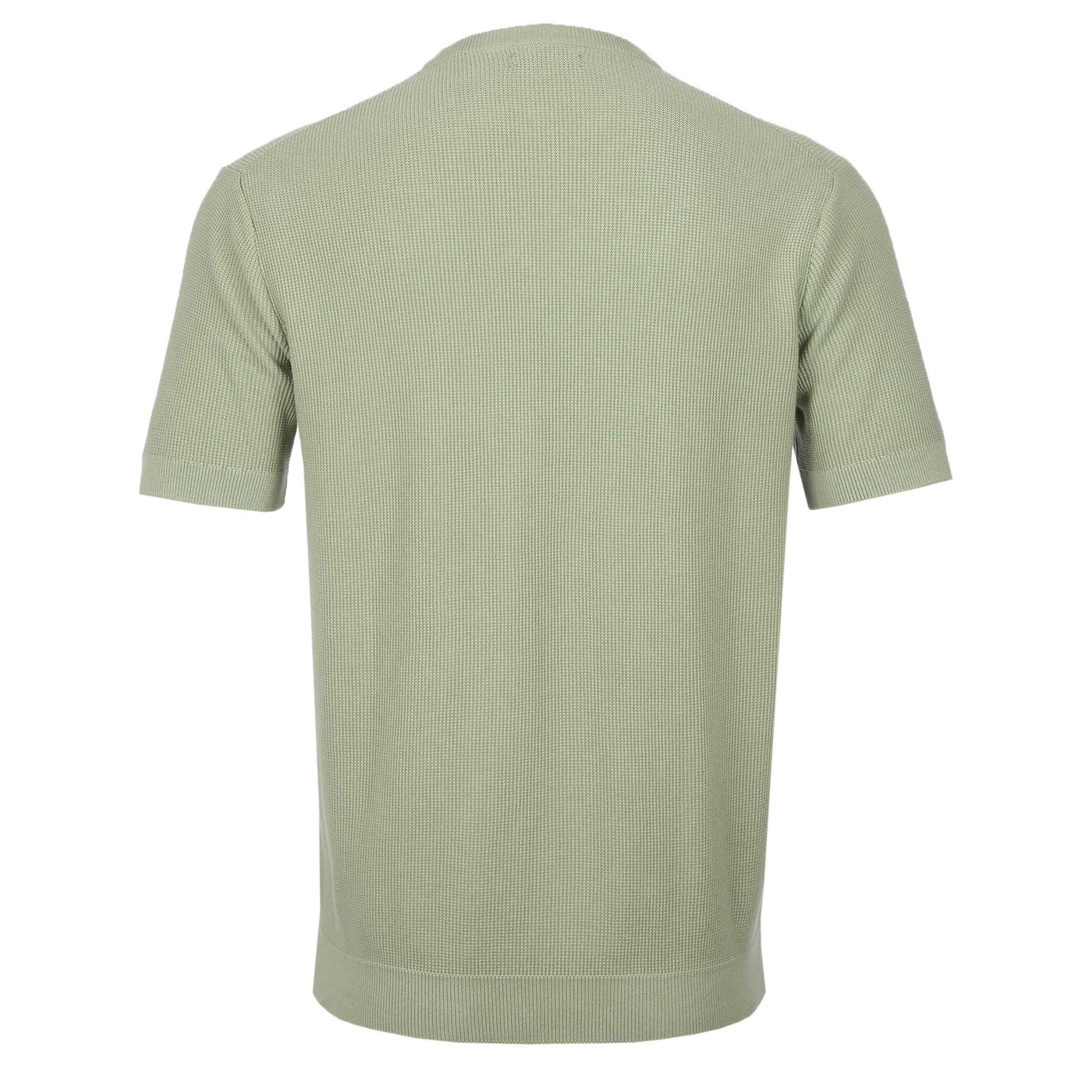 Remus Uomo Knitted T Shirt in Mint Green Back