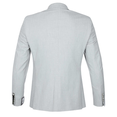 Remus Uomo Laurino Suit in Light Grey Back