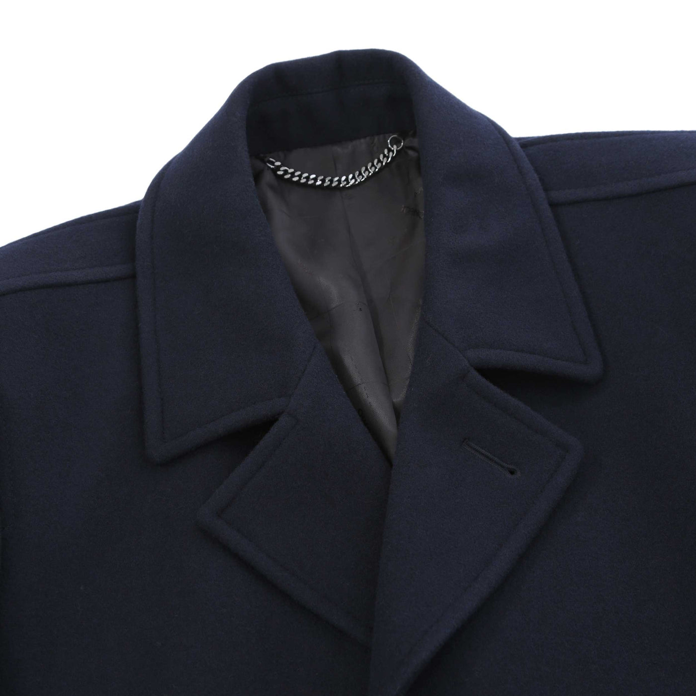 Remus Uomo Lochlan Overcoat in Navy