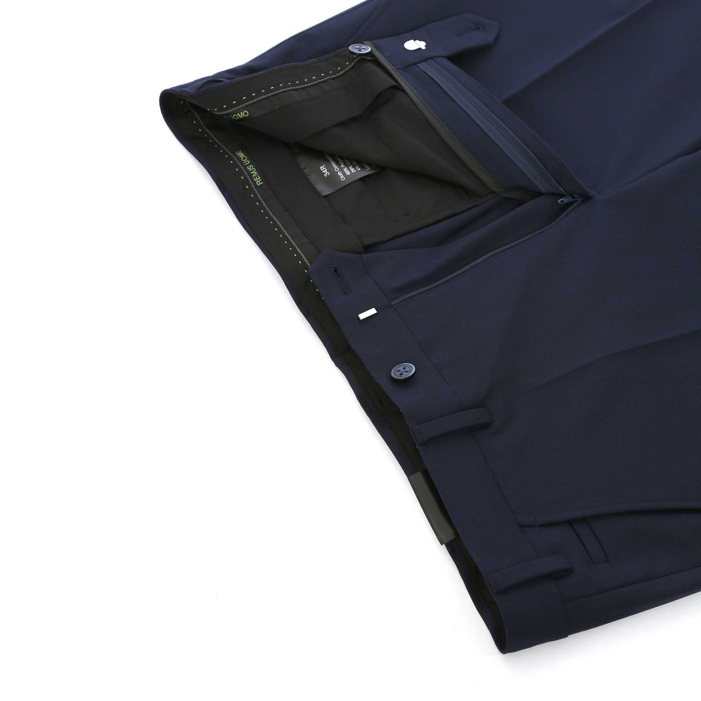 Remus Uomo Luca Trouser in Navy Blue Fly