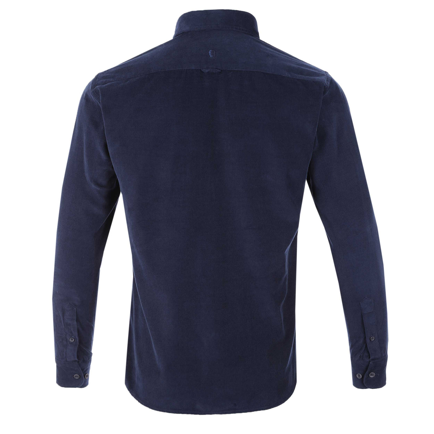 Remus Uomo Needle Cord Shirt in Navy Back