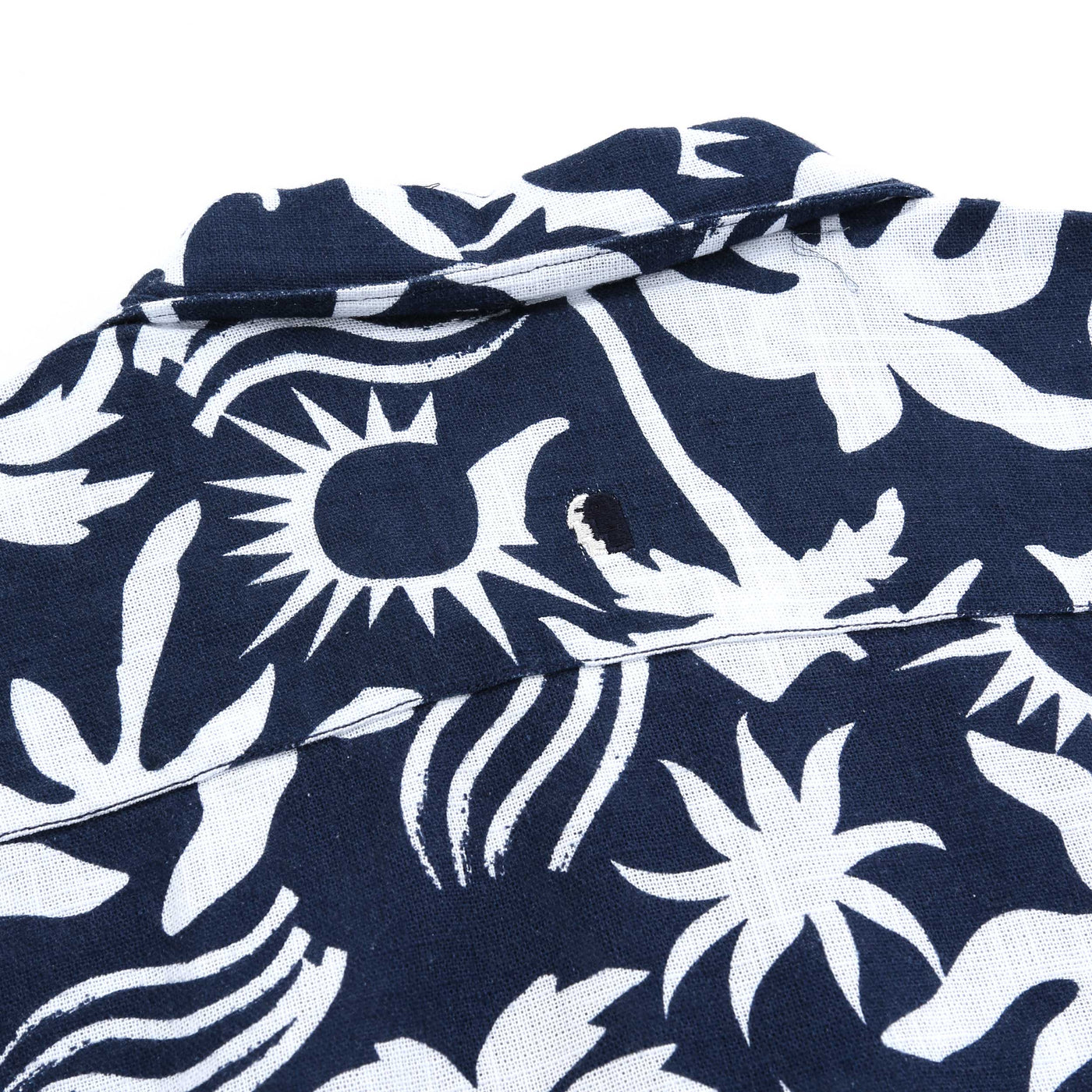 Remus Uomo Paolo Beach SS Shirt in Navy Nape Logo