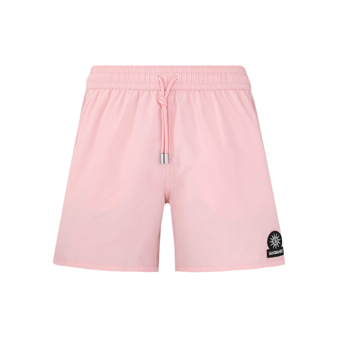 Sandbanks Badge Logo Swim Shorts in Crystal Rose