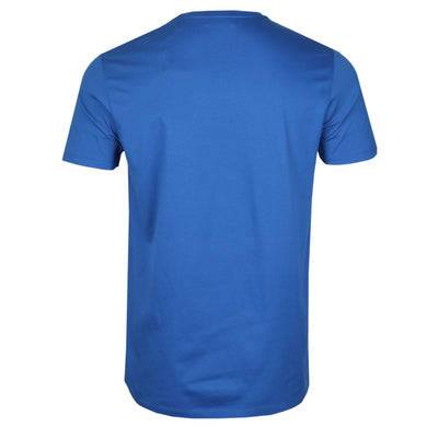 Sandbanks Badge Logo T Shirt in Nautical Blue Back