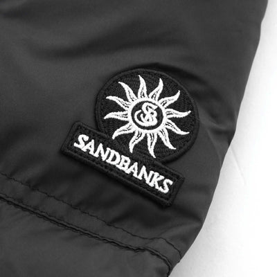 Sandbanks Biker Micro Puffer Jacket in Black