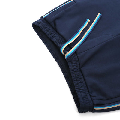 Sandbanks Interlock Sweat Short in Navy Waist