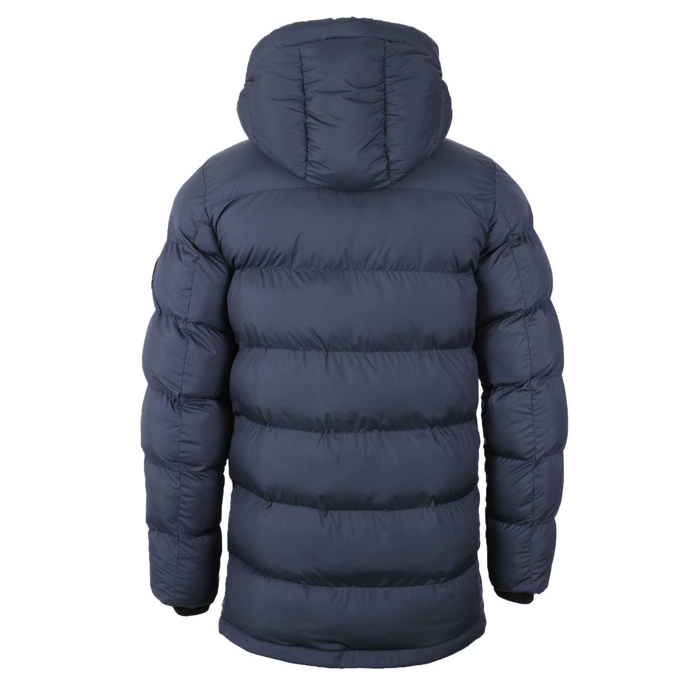 Sandbanks Ravine Mid Puffer Jacket in Navy Back