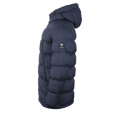 Sandbanks Ravine Mid Puffer Jacket in Navy Side