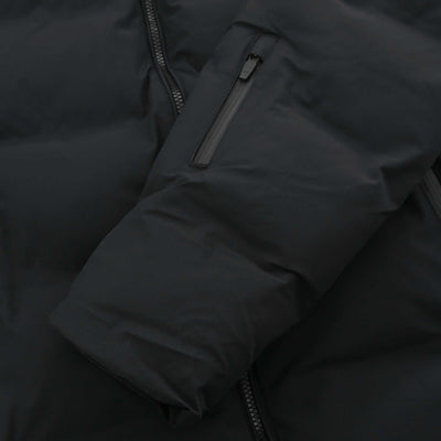 Sandbanks Waterproof Banks Puffer Jacket in Black Cuff