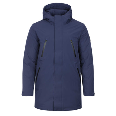 Sandbanks Waterproof Parka Jacket in Navy Front