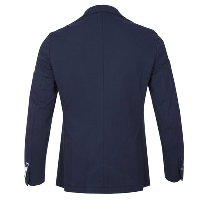 Seinse Patch Pocket Stretch Blazer Jacket in Navy Back