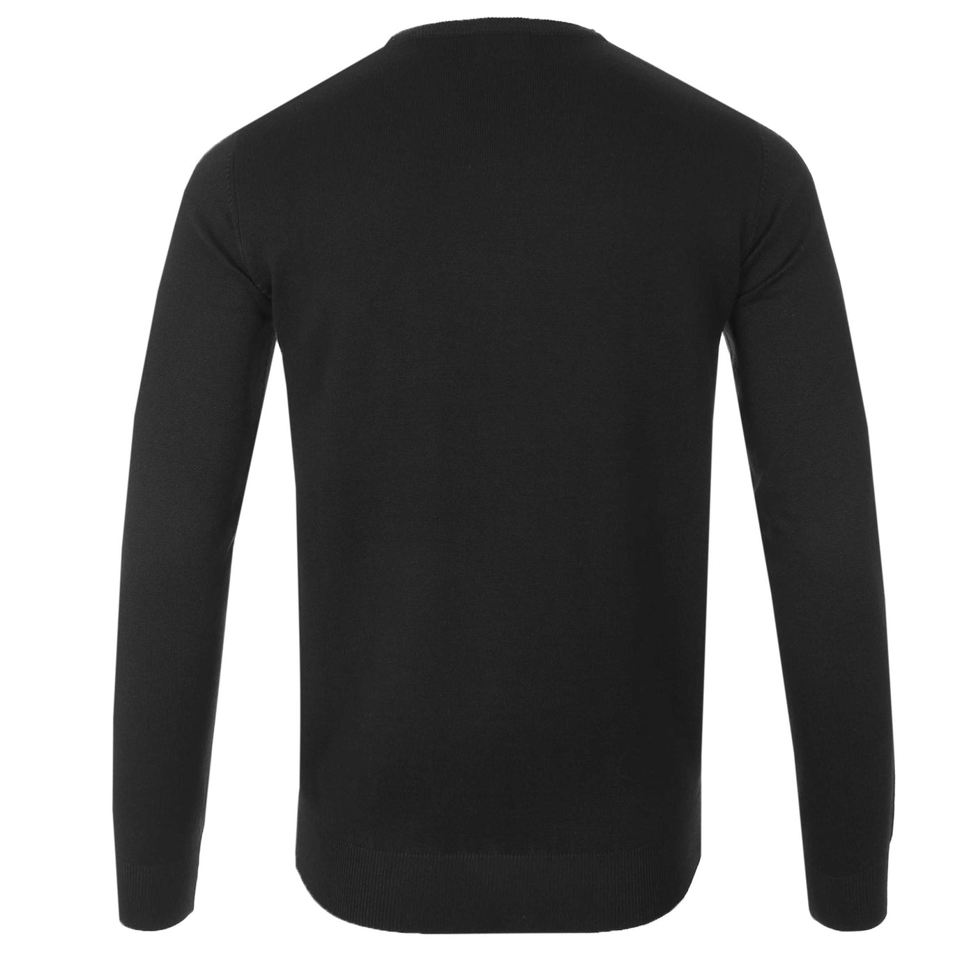 Seinse V Neck Knitwear in Black Back