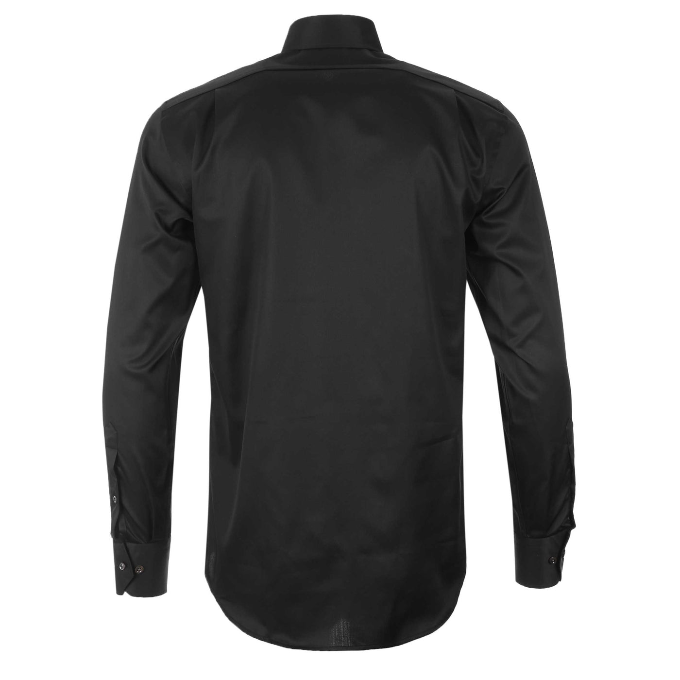 Stenstroms Fitted Body Shirt in Black Back