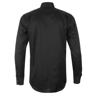 Stenstroms Fitted Body Shirt in Black Back