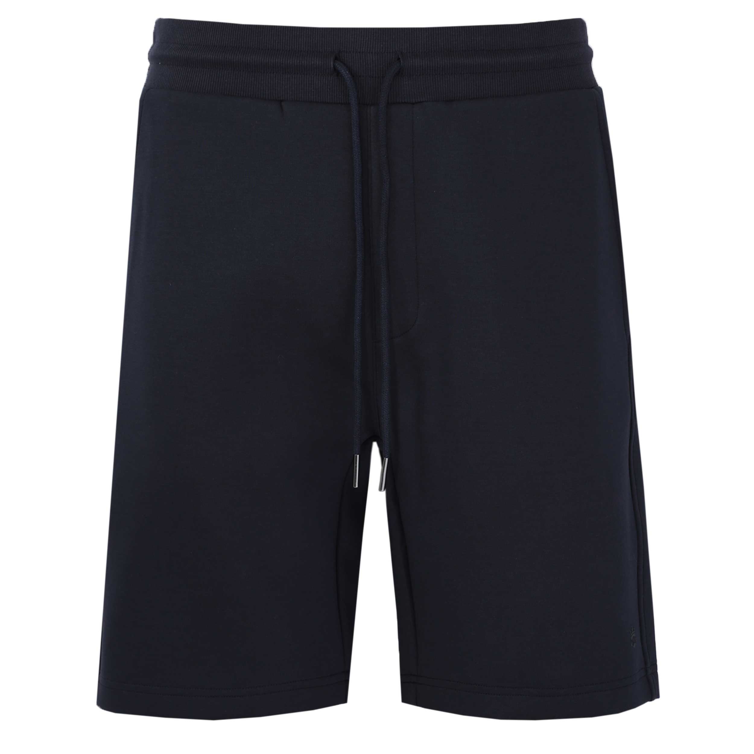 Thomas Maine Interlock Sweat Short in Navy