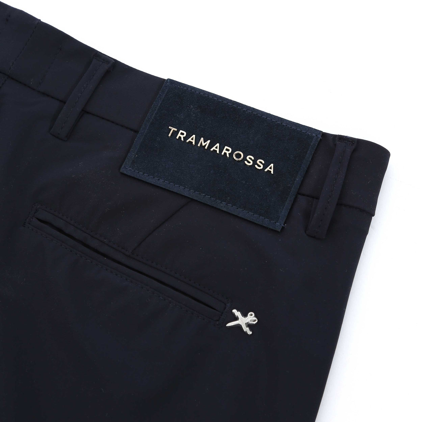 Tramarossa Luis Tech Trouser in Navy Logo Badge