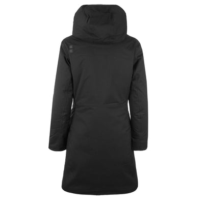 UBR White Heat Ladies Parka in Black Back