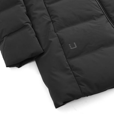 UBR Enigma Ladies Coat in Black Logo