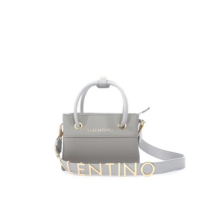 Valentino Bags Alexia Mini Shopper Ladies Bag in Grey