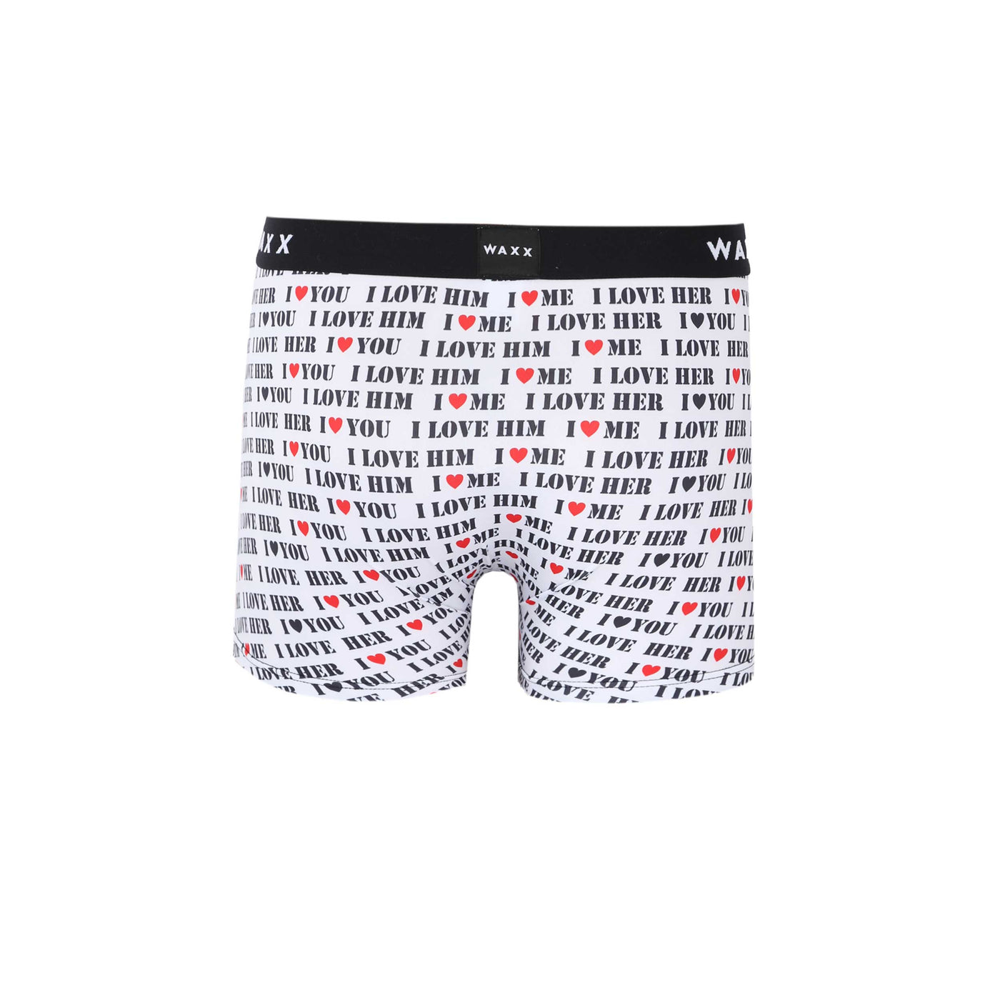 Waxx Tiamo Boxer Short in White & Black Back