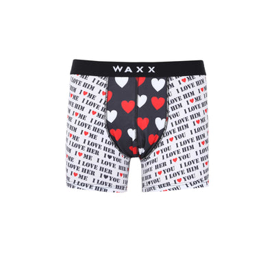 Waxx Tiamo Boxer Short in White & Black