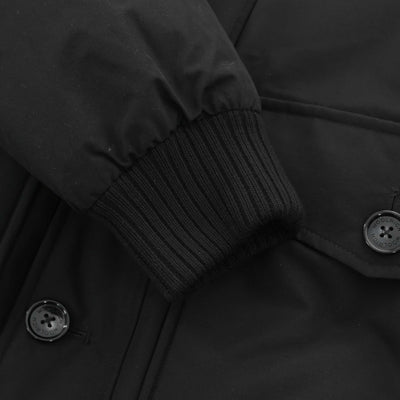 Woolrich Polar Bomber Jacket in Black Cuff