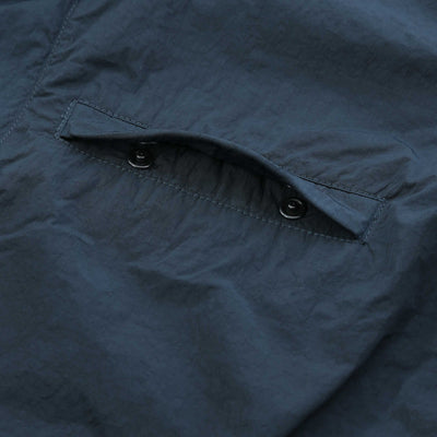 BOSS Laio Overshirt in Open Green Pocket Detail