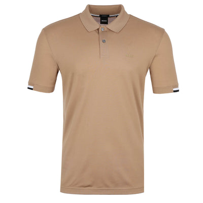 BOSS Parlay 147 Polo Shirt in Medium Beige