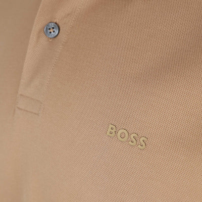 BOSS Parlay 147 Polo Shirt in Medium Beige