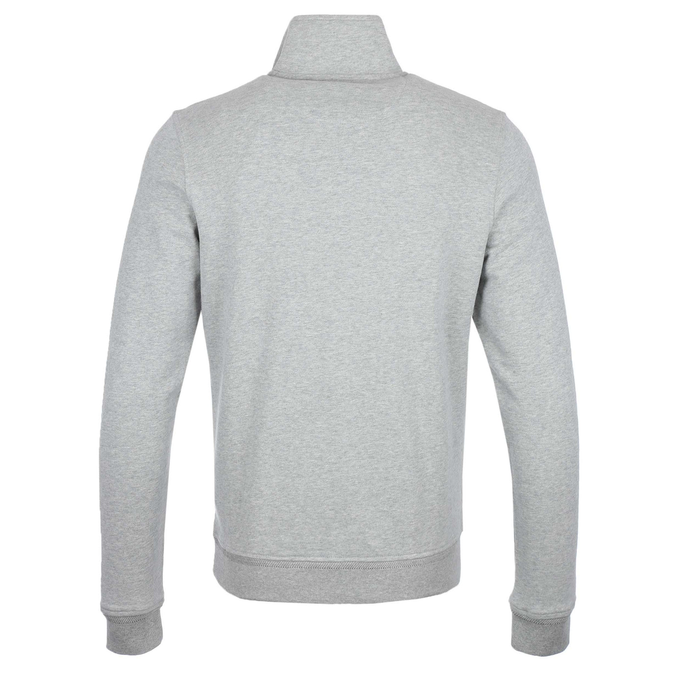 Belstaff Quarter Zip Sweat Top in Grey Melange