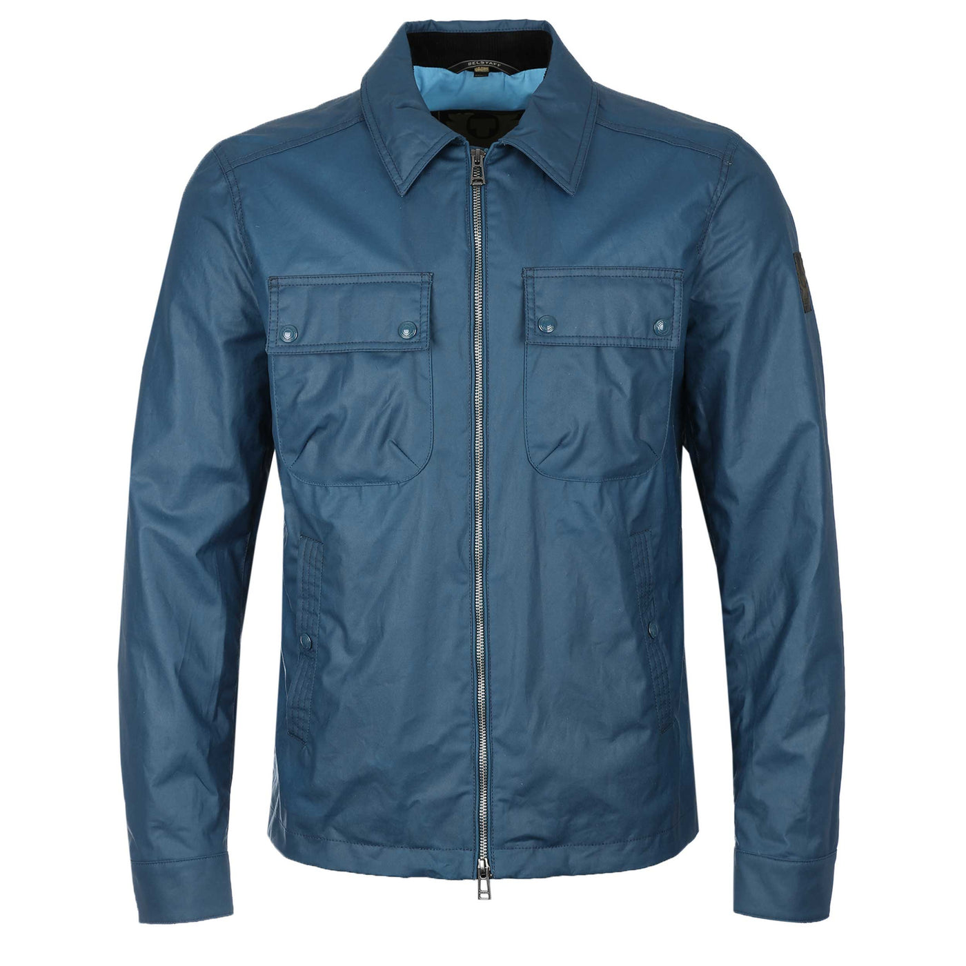 Belstaff Tonal Tour Overshirt Jacket in Legion Blue