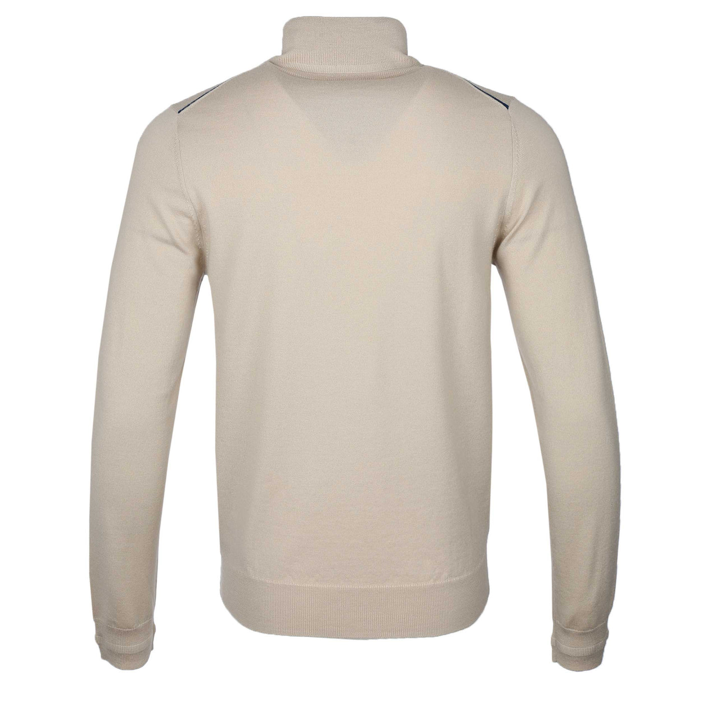 Paul Smith Half Zip Knitwear in Beige Back