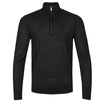 Paul Smith Half Zip Knitwear in Black