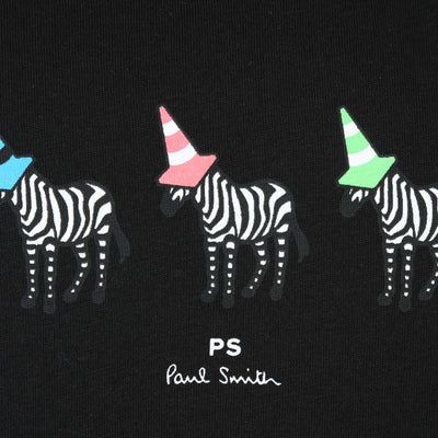 Paul Smith Zebra Cones T Shirt in Black