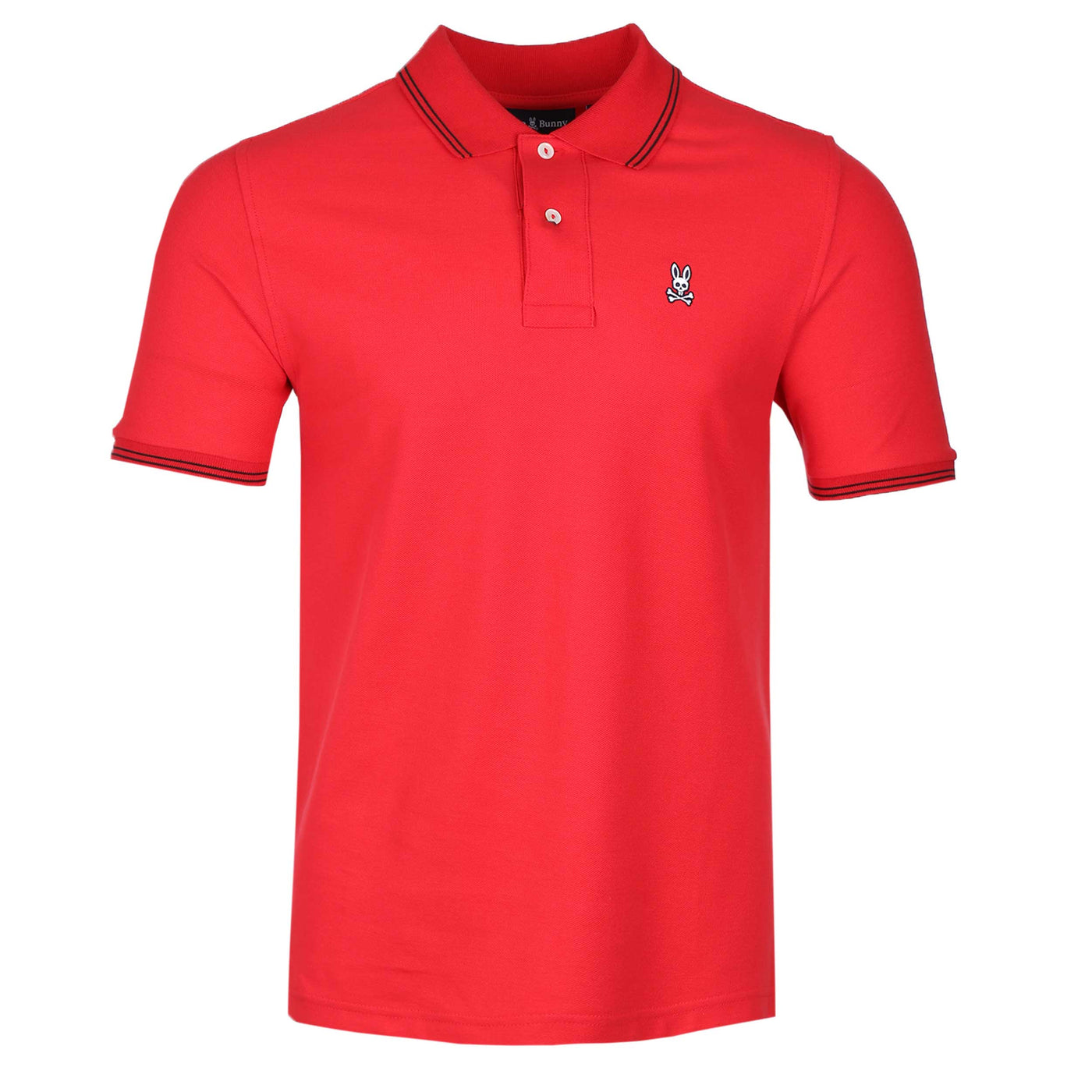 Psycho Bunny Speed Pique Polo Shirt in Ruby Red