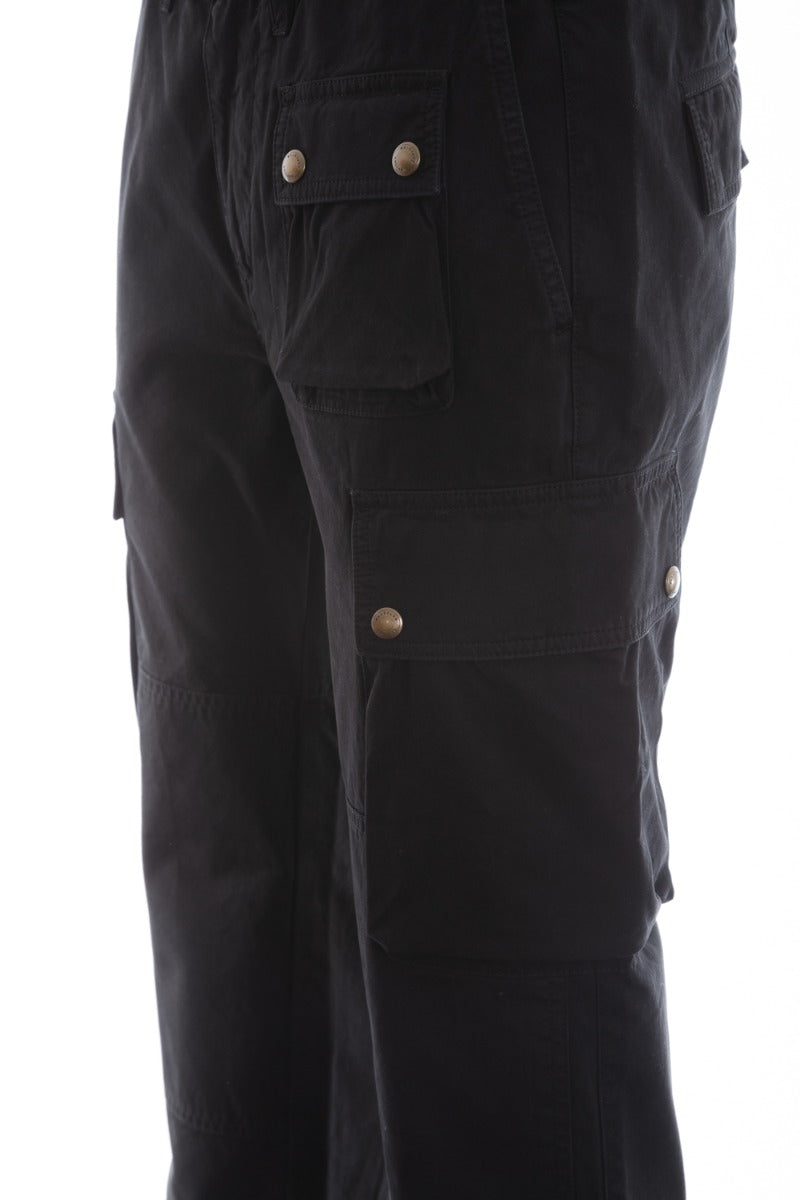 Belstaff Trailmaster Cargo Trouser in Black Leg