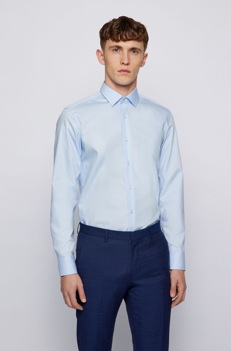 BOSS Jesse Shirt in Sky Blue Model